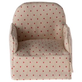 Maileg Stoel voor muizen, Chair Mouse, Dot