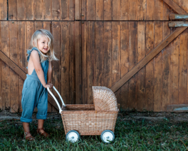 Olli Ella Poppenwagen Strolley Naturel