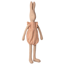 Maileg gestreepte Jumpsuit voor konijn Size 5, Roze