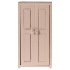 Maileg Houten Kledingkast voor muizen, Closet, Mouse - Light rose