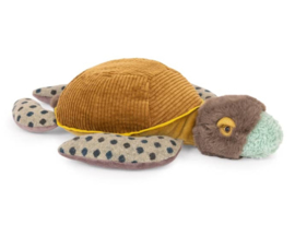 Moulin Roty Knuffel Schildpad Klein, 'Tout autour du monde'