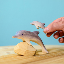 Bumbu Toys Houten baby Dolfijn
