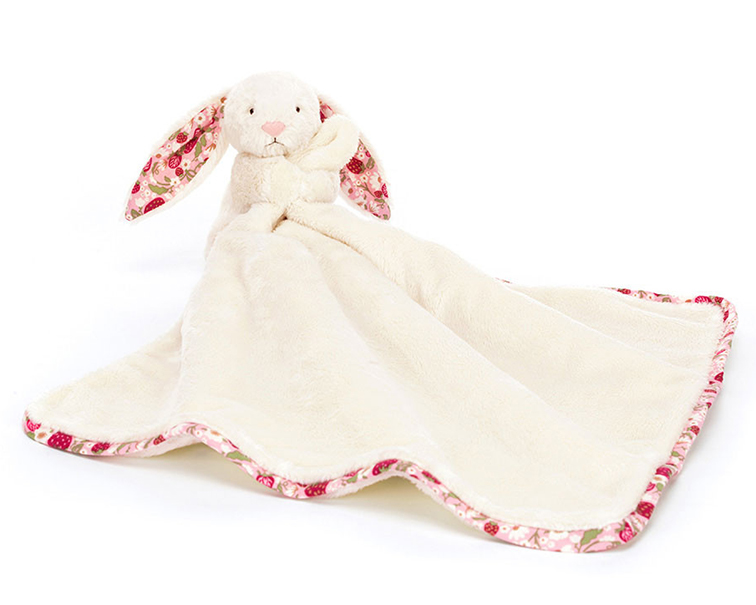 Jellycat Knuffeldoekje Konijn 33cm, Blossom Cream Bunny Berry Soother