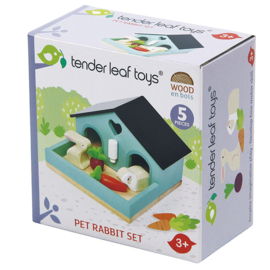 Poppenhuis Huisdierenset - Konijn  - Tender Leaf Toys