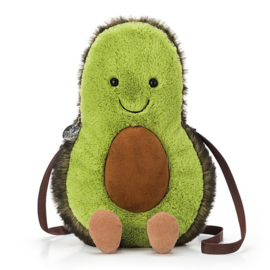 Jellycat Avocado Tasje, Amuseable Avocado Bag, 25cm