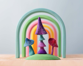 Bumbu Toys Houten Magische Paddenstoelen