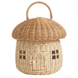 Olli Ella Paddenstoel huisje/tasje, Mushroom Basket