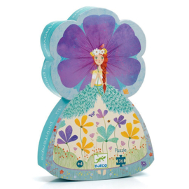 Djeco puzzel Bloemenprinses, 36 st, 42x30 cm