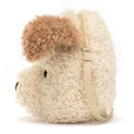 Jellycat Tasje, Little Pup Bag, 19cm