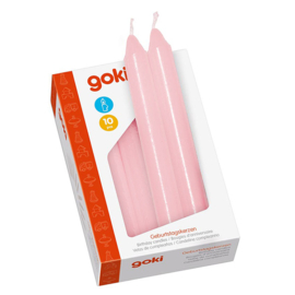 Goki 10 Kaarsjes, Roze