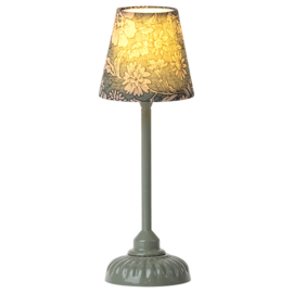 Maileg Schemerlamp, floor lamp mouse - Dark Mint 13,5cm