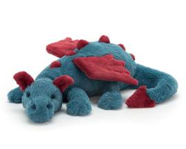 Jellycat Knuffel Draak, Dexter Dragon Large, 50 cm