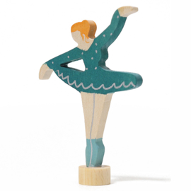 Grimm's Decoratiefiguur / Steker Ballerina, Zeeblauw