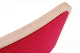 Wobbel original blank gelakt – vilt rood