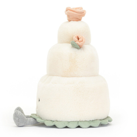 Jellycat Knuffel Bruidstaart, Amuseable Wedding Cake, 28cm