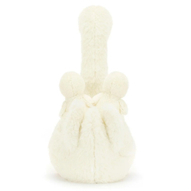 Jellycat Knuffel Zwaan met 2 kuikens 39cm, Featherful Swan