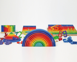 Grimm's houten Regenboog 'Getallenland', 10-delig