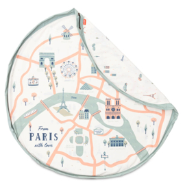 Play & Go Speelkleed / opbergzak Paris Map, Dubbelzijdig