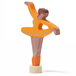 Grimm's Decoratiefiguur / Steker Ballerina, Oranje