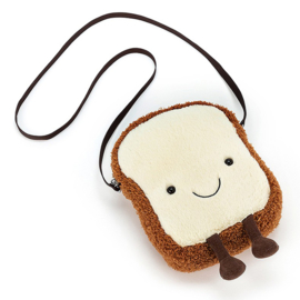 Jellycat Toast Tasje, Amuseable Toast Bag, 19cm