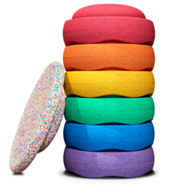 Stapelstein Super Confetti Rainbow set Classic