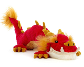 Jellycat Knuffel Draak 50cm, Festival Dragon