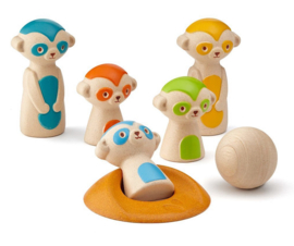 Plan Toys Kegelspel, Meerkat Bowling