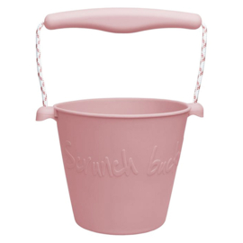 Scrunch Bucket flexibele emmer Oudroze