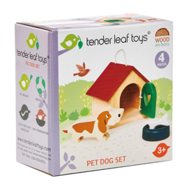 Poppenhuis Huisdierenset - Hond  - Tender Leaf Toys