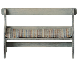 Maileg Houten Bankje voor Muizen, Bench Mouse, Vintage off white