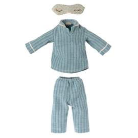 Maileg Pyjama met slaapmasker voor Medium Mouse