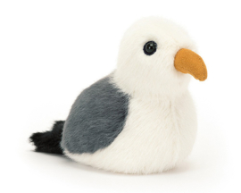 Jellycat Knuffel Vogel Zeemeeuw 10cm, Birdling Seagull