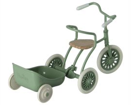 Maileg Aanhanger voor driewieler, Tricycle hanger, groen