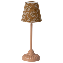 Maileg Schemerlamp, Vintage floor lamp mouse - Dark Powder 14cm