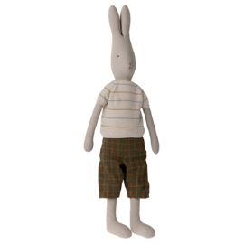 Maileg Rabbit Size 5, Pants and knitted sweater, 78 cm