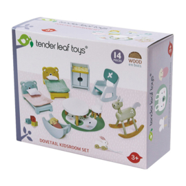 Poppenhuis Kinderkamer  - Tender Leaf Toys