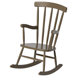 Maileg Schommelstoel voor Muizen, Rocking chair - Brown