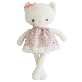 Alimrose Knuffel Poes, Mini Kitty Doll Ditsy Floral, 21 cm