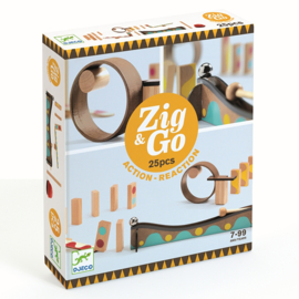 Djeco Zig & Go, Actie-Reactie-Baan, 25-delig