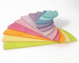 Grimm's houten Halve Cirkels, Pastel kleuren