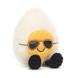 Jellycat Knuffel Gekookt Ei, Amuseables Boiled Egg Chic, 14cm