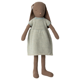Maileg Bunny Size 4, Brown - Knitted dress, 50 cm