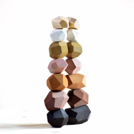 Bumbu Toys Houten Balanceer Stenen