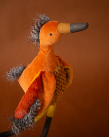 Moulin Roty Knuffel Vogel Reiger, 'Tout autour du monde'