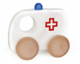 Bajo Houten ambulance klein