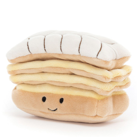 Jellycat Knuffel Taartje, Pretty Patisserie Mille Feuille, 9cm