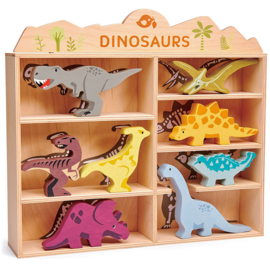 Dinosauriërs Collection in houten kastje - Tender Leaf Toys