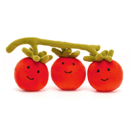Jellycat Knuffel Tomaatjes, Vivacious Vegetable Tomato, 21cm