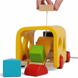 Plan Toys Vormenstoof Bus, Sorting Bus