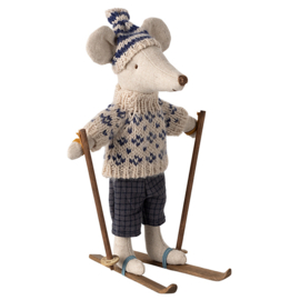 Maileg Vader  muis met Ski's - Winter mouse with ski set, Dad II